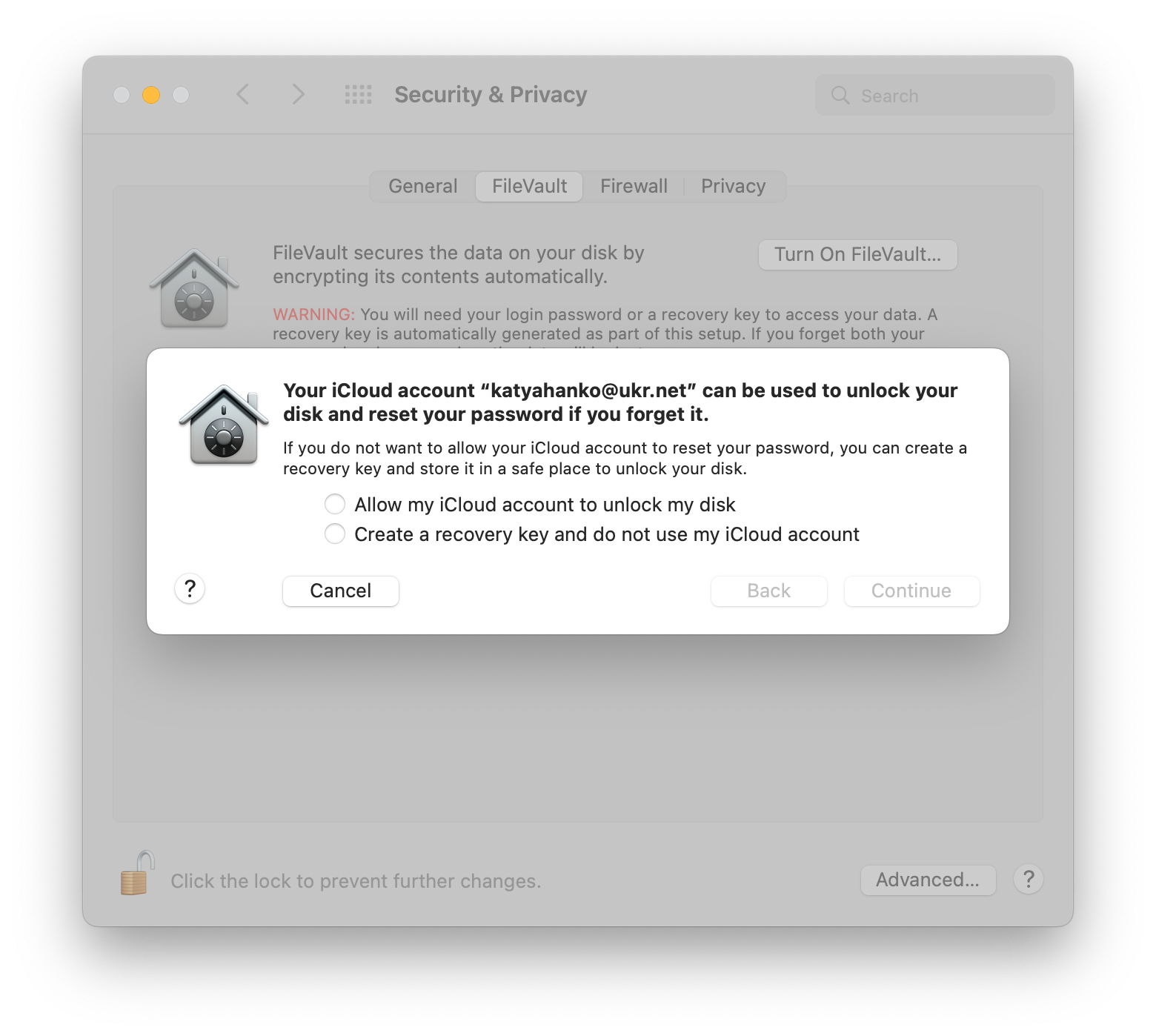Step 2. Choose how you want to unlock your encrypted Mac disk.