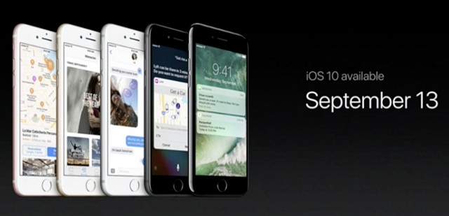Apple Event iOS 10 Release Date