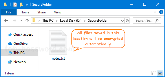 Auto-Encryption Folder