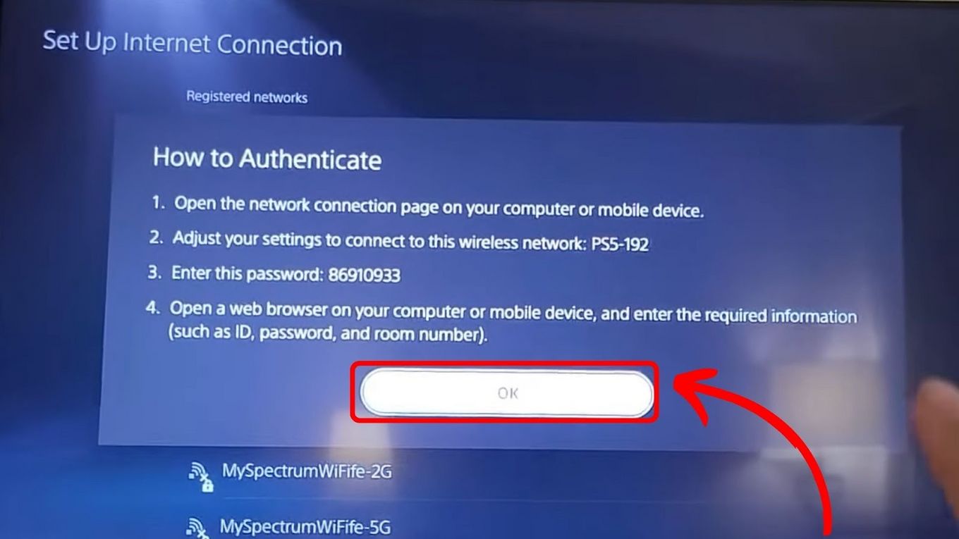 How to Connect PS5 to Hotel Wi-Fi via Smartphone - Step 3