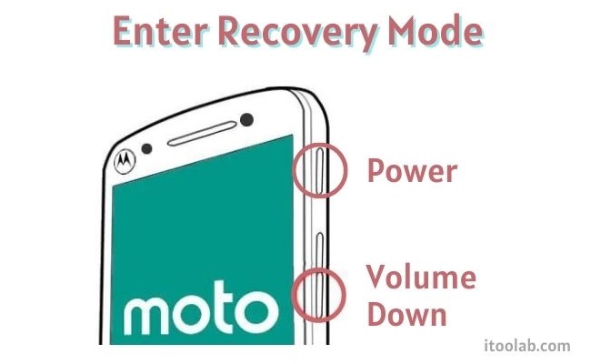 boot your Motorola into recovery mode