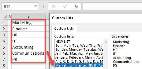 How to AutoFill Custom / Alphabetic Character Lists in Excel