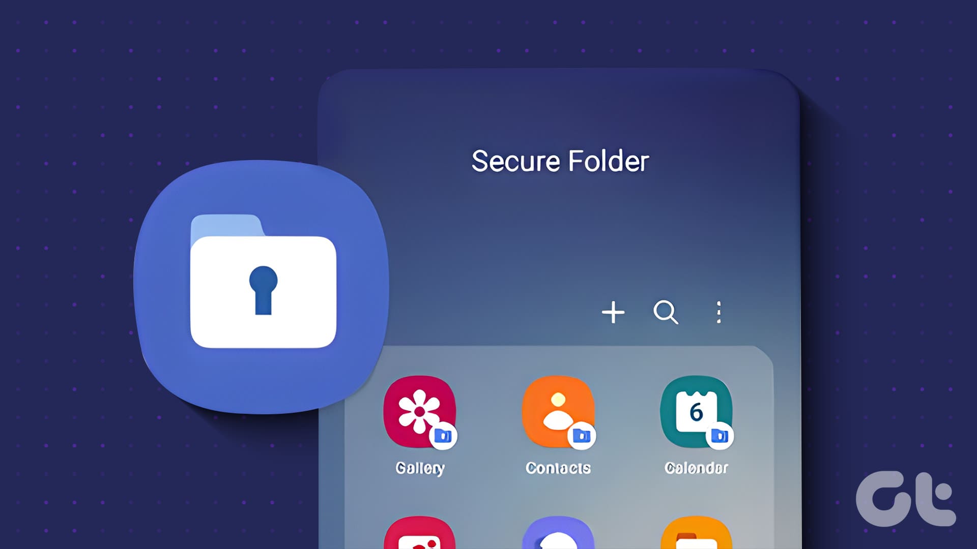 how to open secure folder in gallery