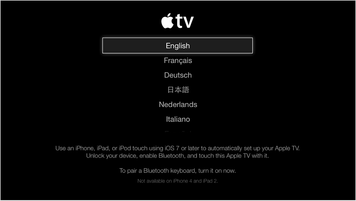 Set up Apple TV without Remote
