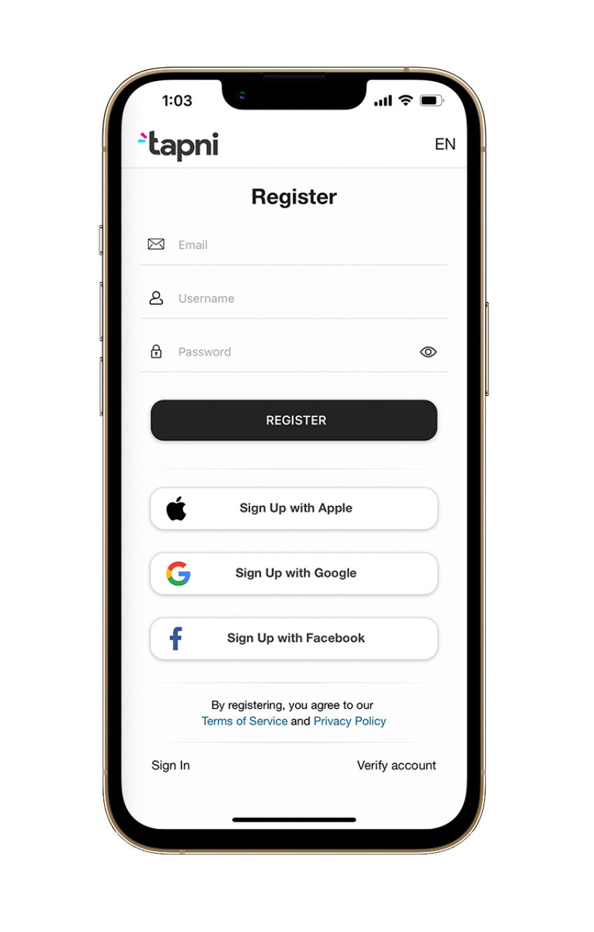 tapni-app-register-form
