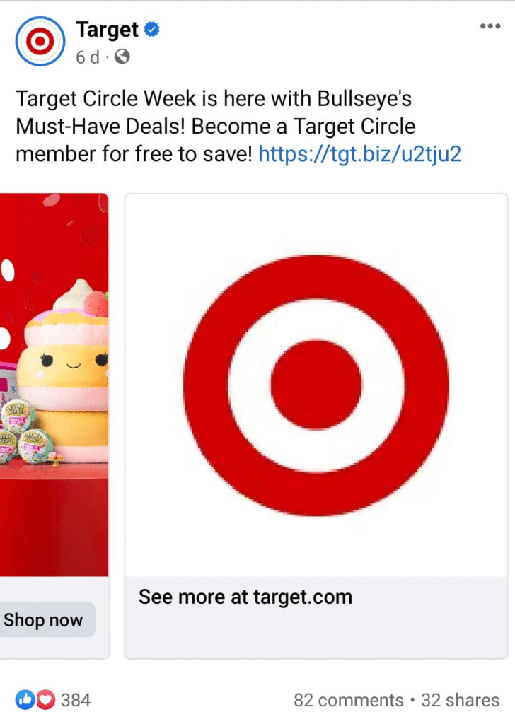 Target Manual Ad Carousel