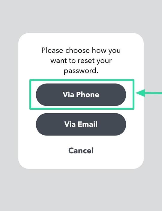 How to reset Snapchat password without phone number and email