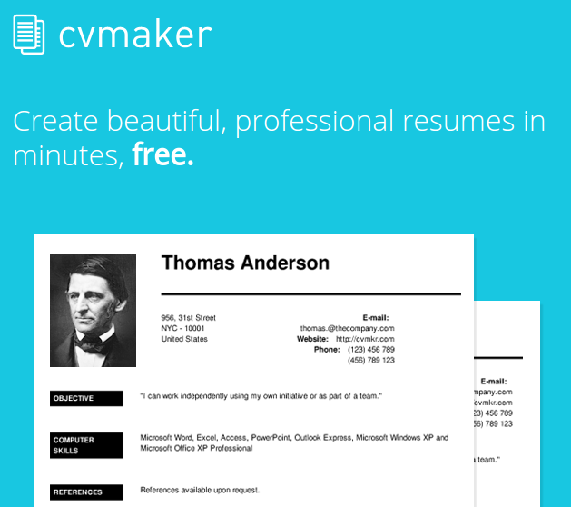 online-resumes-cvmaker