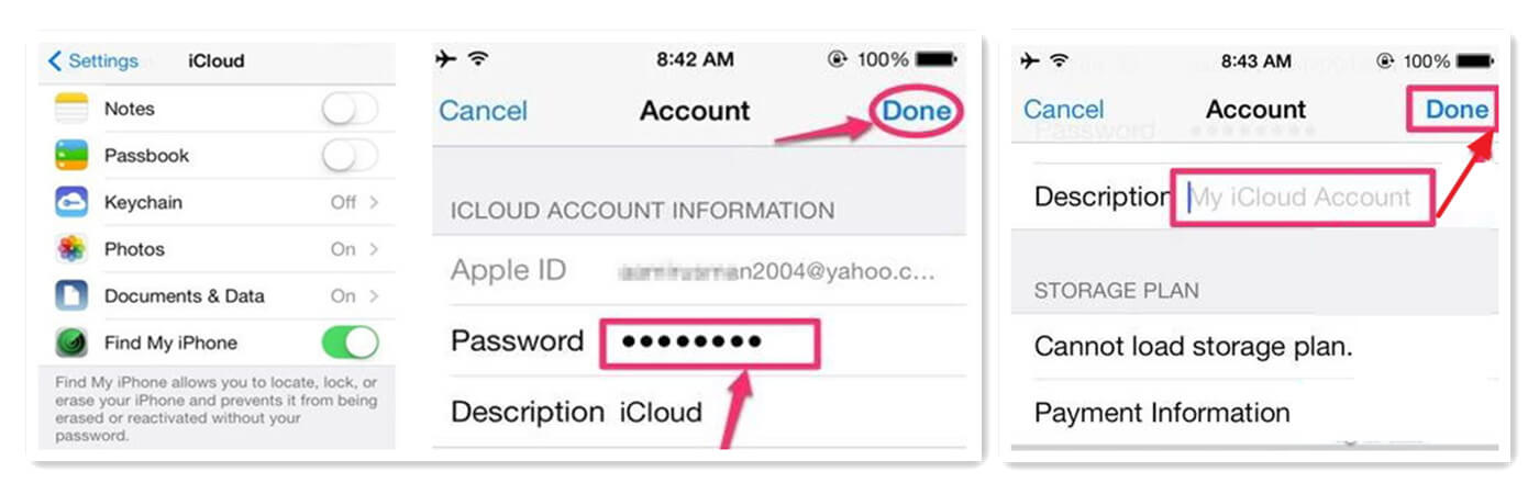 delete icloud account without passcode