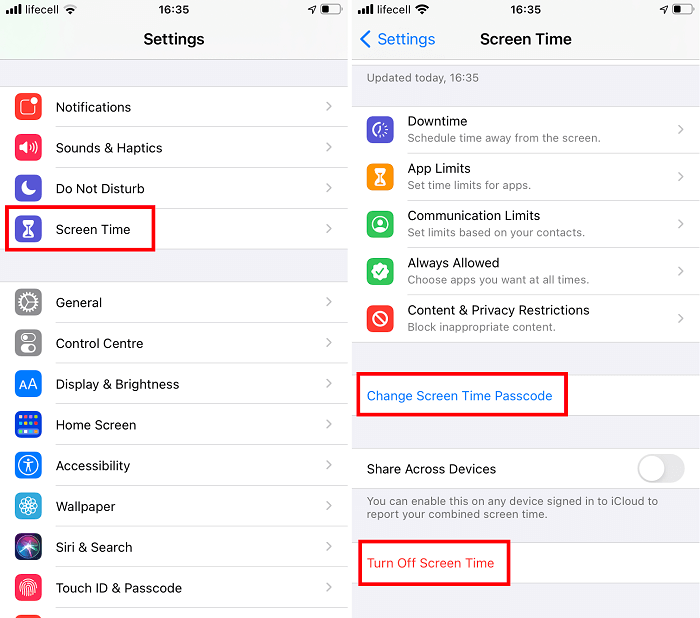 how to turn off restrictions on iPhone without password