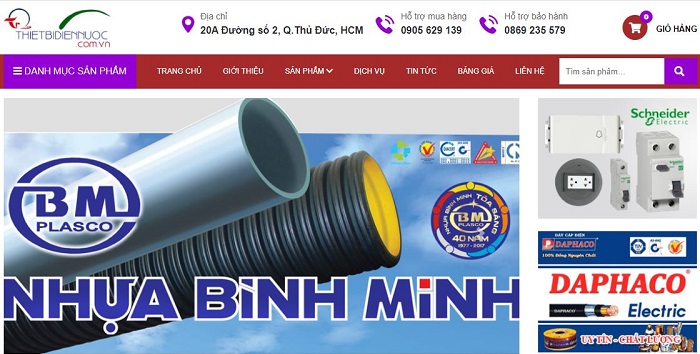 công ty thiết bị điện Công ty Đăng Quang