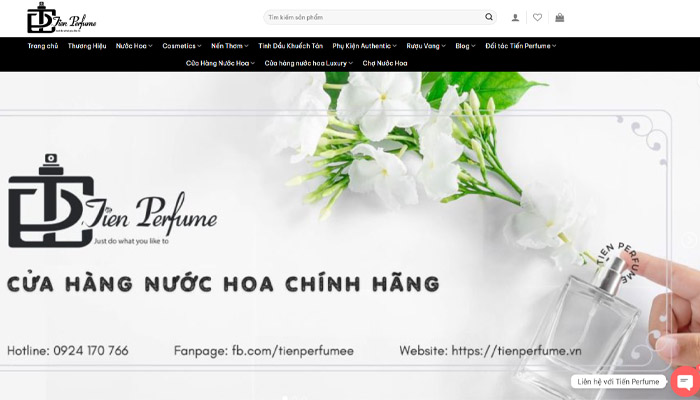 cửa hàng nước hoa tphcm tiến perfume