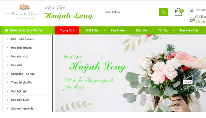 shop hoa tươi quận 5 huỳnh long