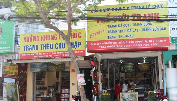 tranh thêu chữ thập tphcm